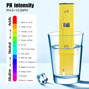  pH Meter Water Hydroponics Digital pH Tester Pen 0.01 High Accuracy