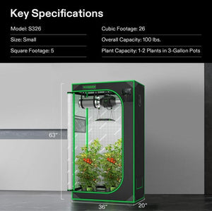 VIVOSUN HydroPro Grow Tent Series 