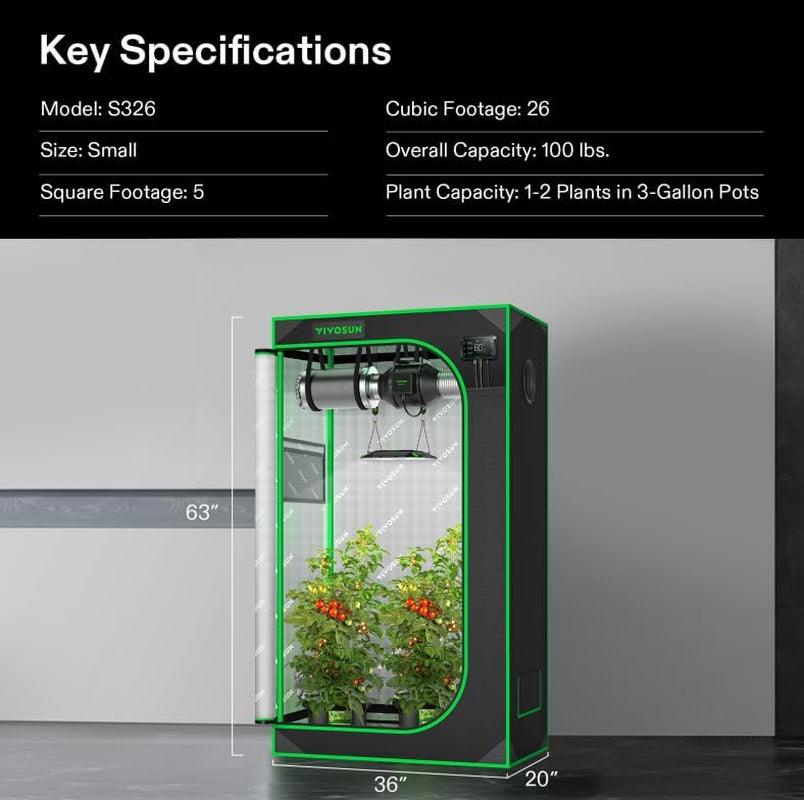 VIVOSUN HydroPro Grow Tent Series 