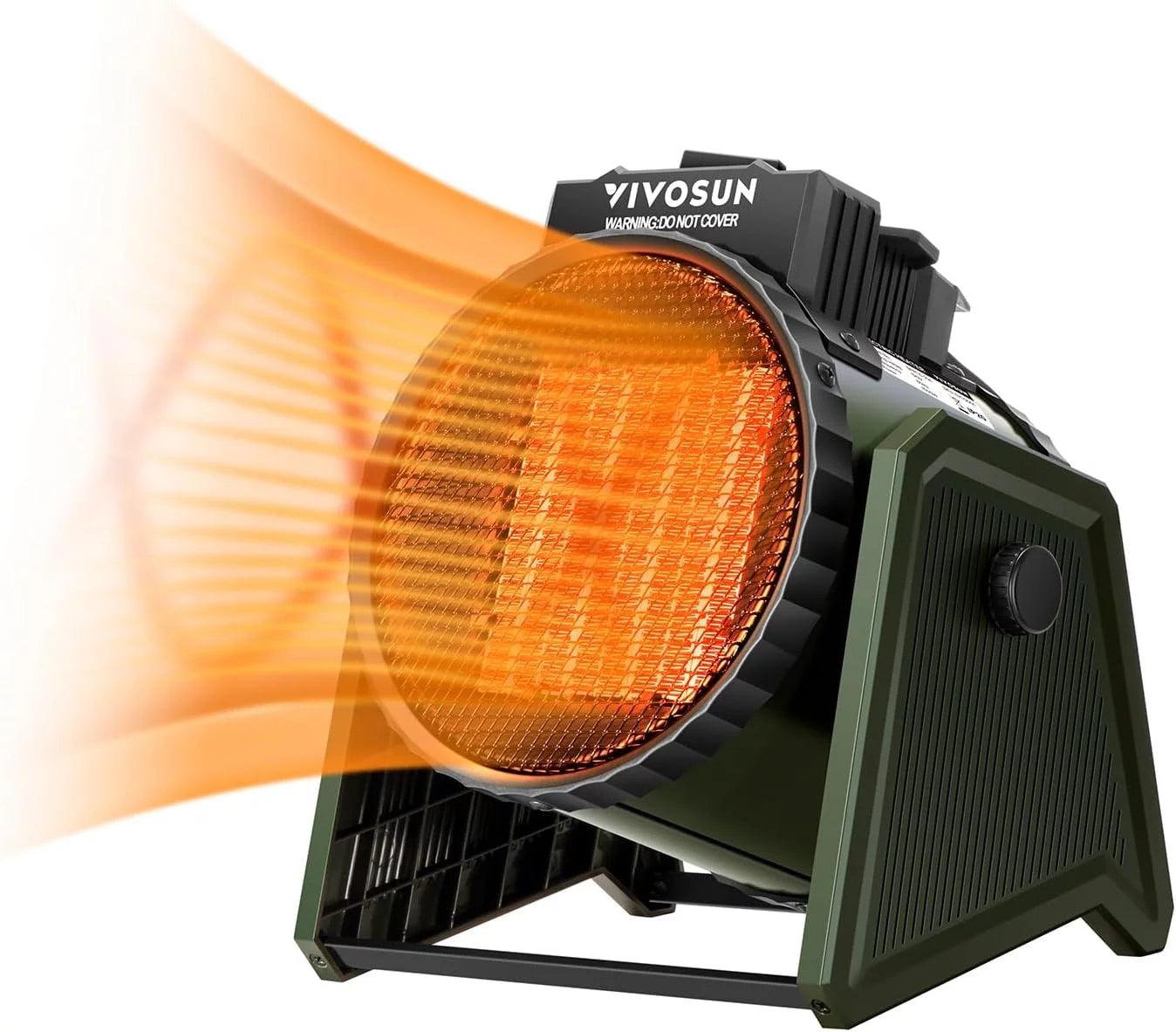 VIVOSUN Portable Greenhouse Heater:  Electric Heater Fan