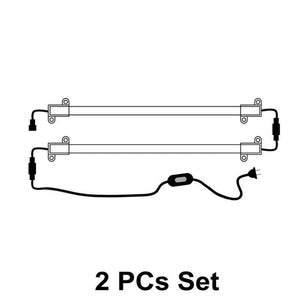 220V LED Grow Light Bar Set: Indoor/Outdoor Plants