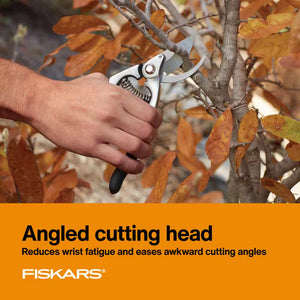 Fiskars Bypass Hand Pruning Shears with 3/4 Inch Cut Capacity