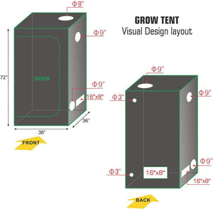 BloomGrow Indoor Grow Tent Complete Kit