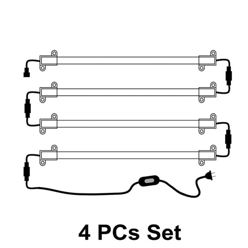 220V LED Grow Light Bar Set: Indoor/Outdoor Plants