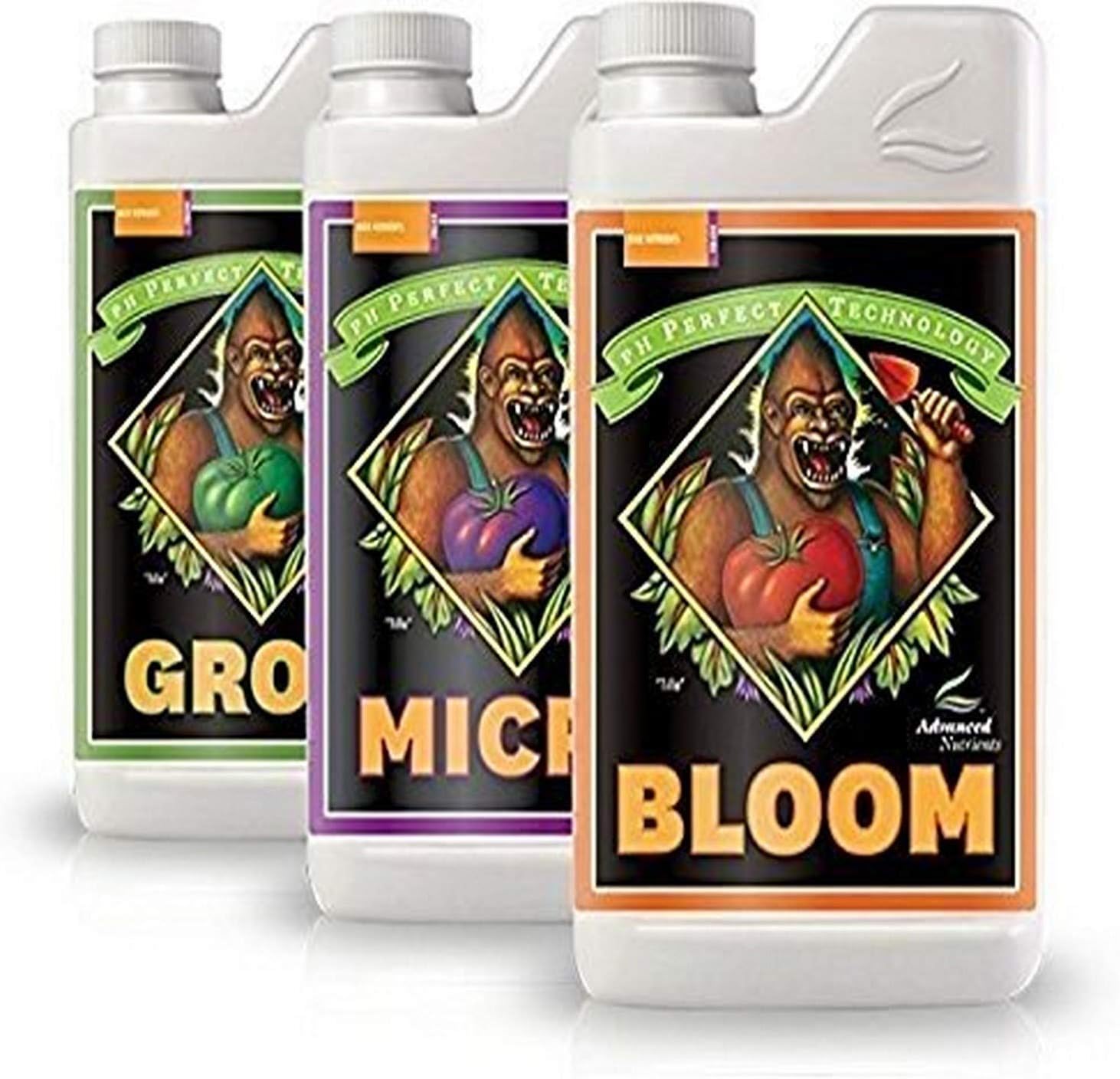 Bloom, Micro, Grow Fertilizer Bundle, 500ml Each