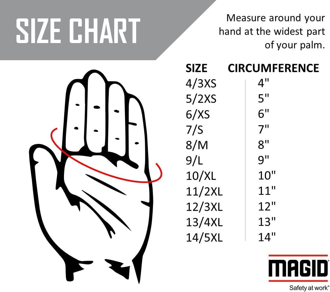 Magid ROC80T Ultra Light ANSI Cut Level 2 PU Palm Glove