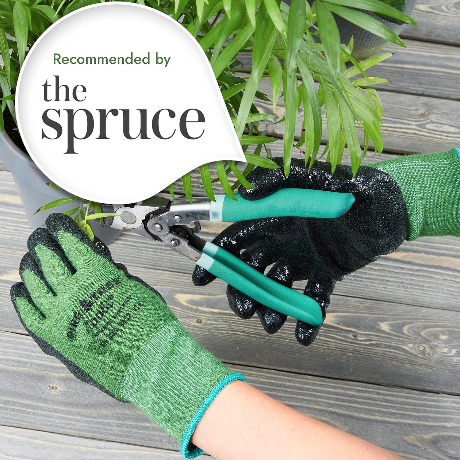 Pine Tree Bamboo Garden Gloves