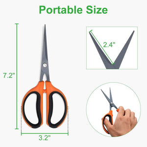 Growneer 3-Pack Trimming Teflon-Coated Scissors