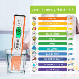 VIVOSUN pH Meter Digital pH Tester Pen 0.01 High Accuracy Water Quality Tester