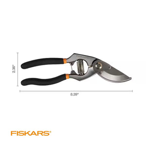 Fiskars Bypass Hand Pruning Shears with 3/4 Inch Cut Capacity