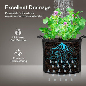 VIVOSUN  BPA-Free Fabric Grow Bags