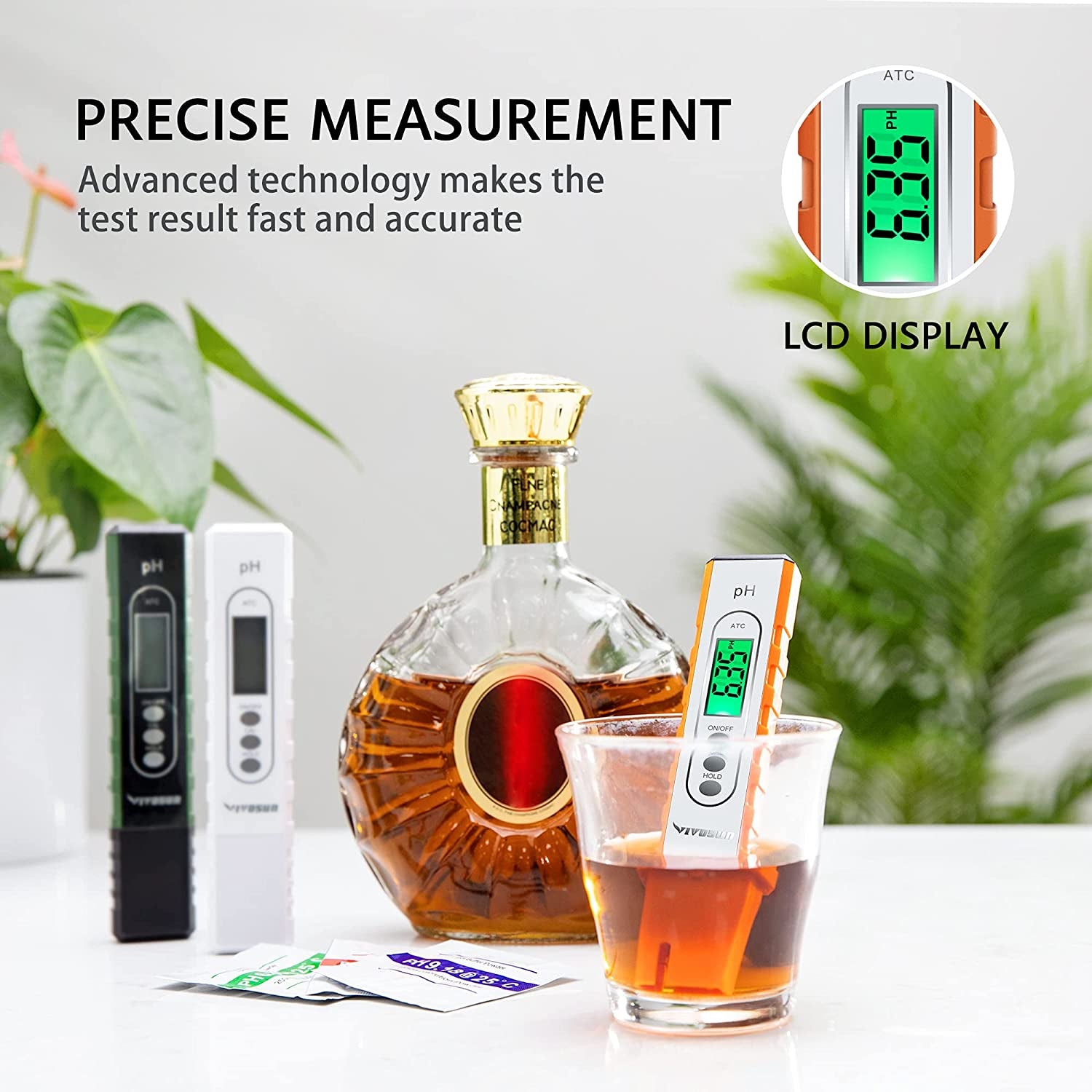 VIVOSUN pH Meter Digital pH Tester Pen 0.01 High Accuracy Water Quality Tester