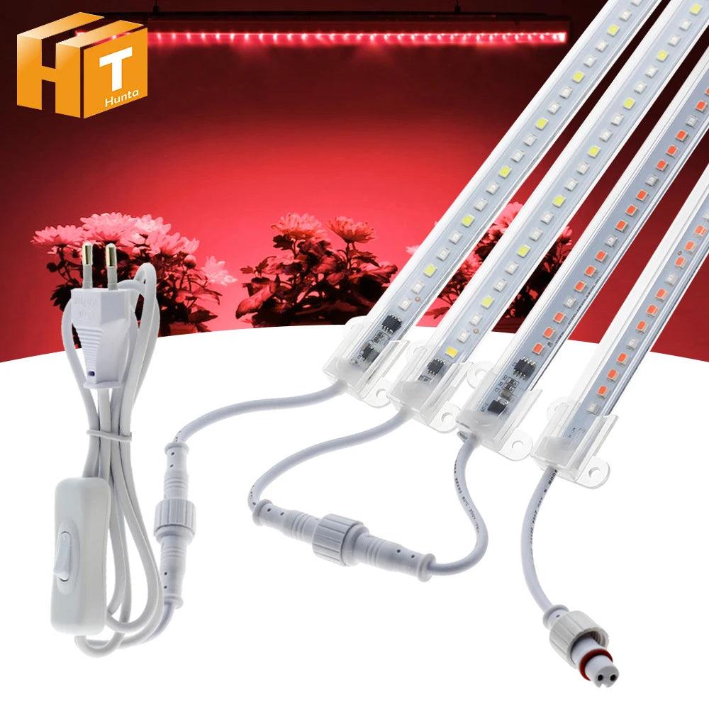 220V LED Grow Light Bar Set: Indoor/Outdoor Plants