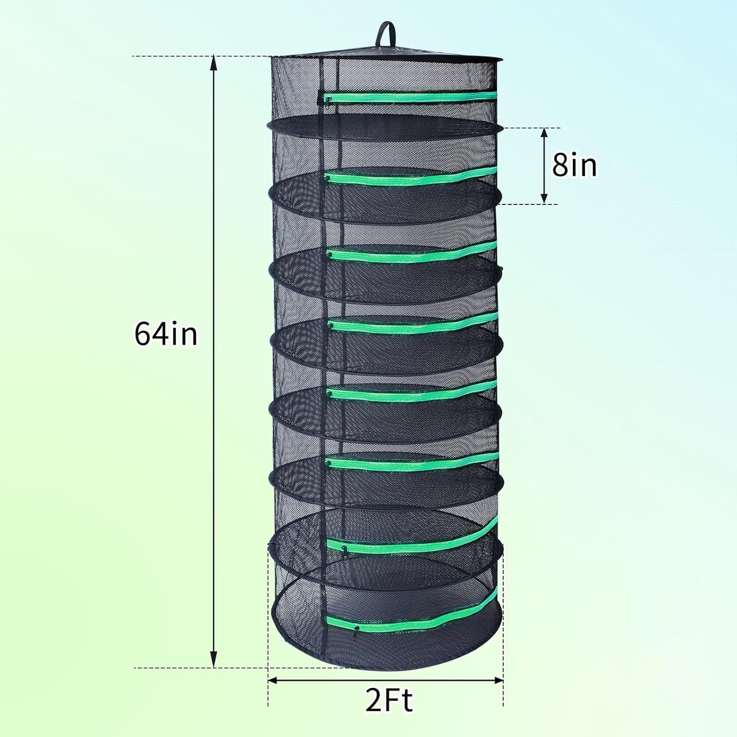 8-Layer Herb Drying Rack