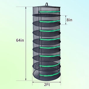 8-Layer Herb Drying Rack