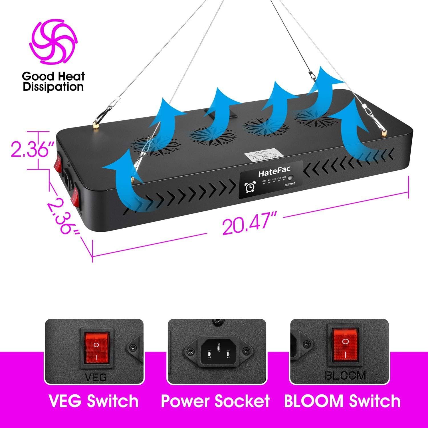 Timer Dual Switch & Dual Chips Full Spectrum