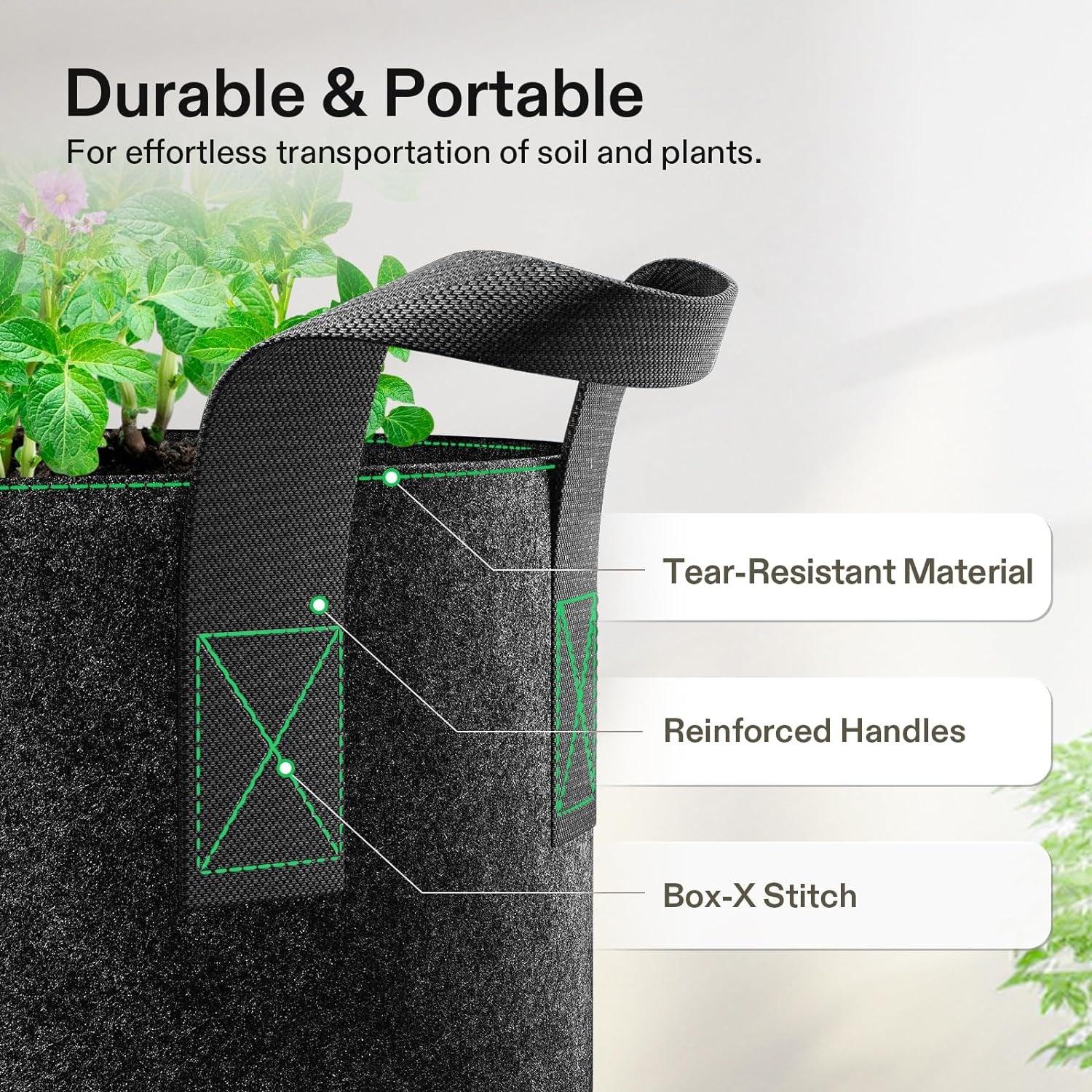 VIVOSUN  BPA-Free Fabric Grow Bags